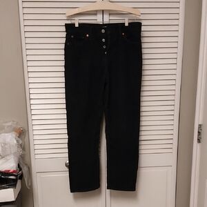 Levi's Women's Black Corduroy Jeans